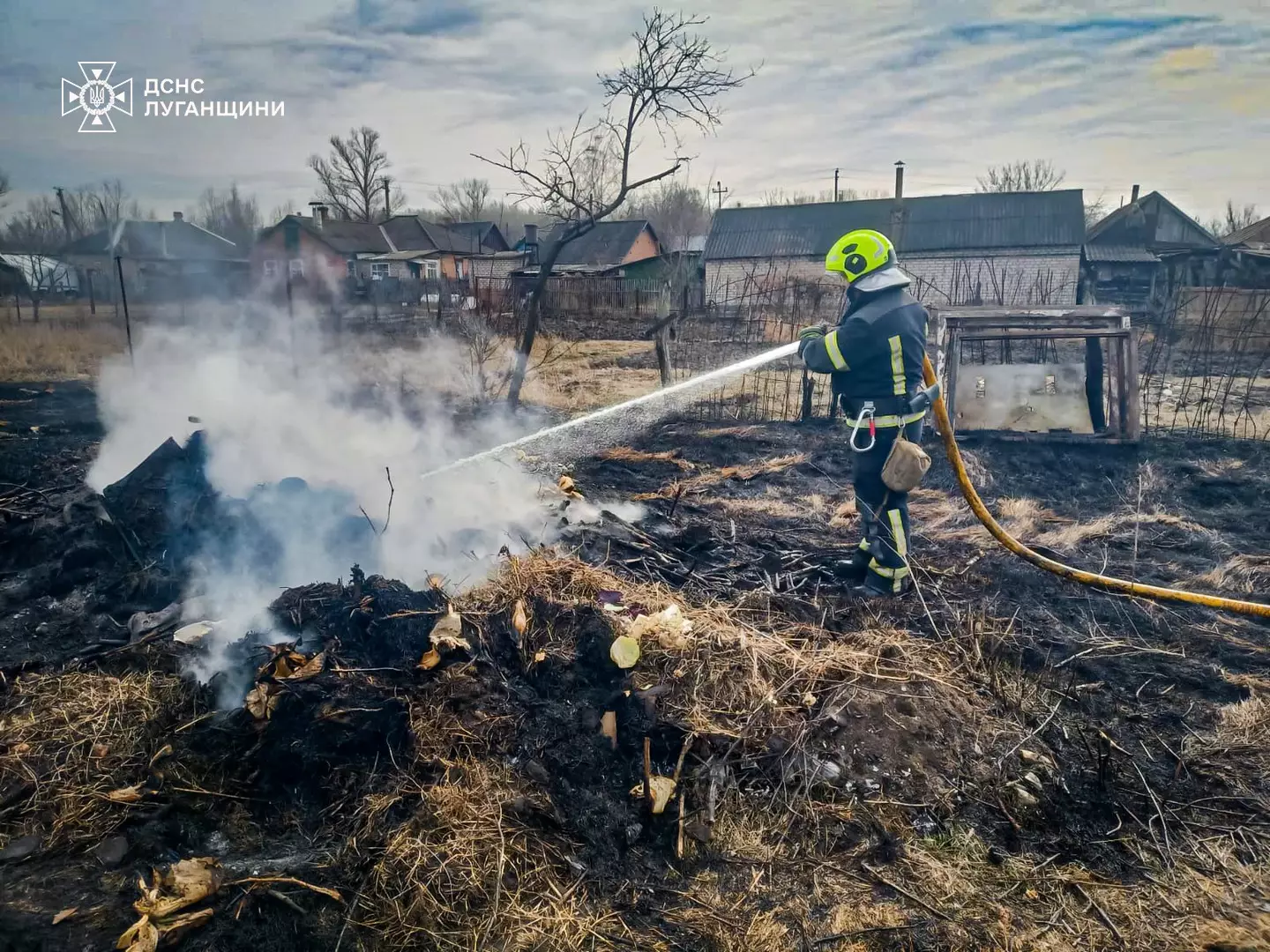 Ліквідація пожежі на відкритій теріторії