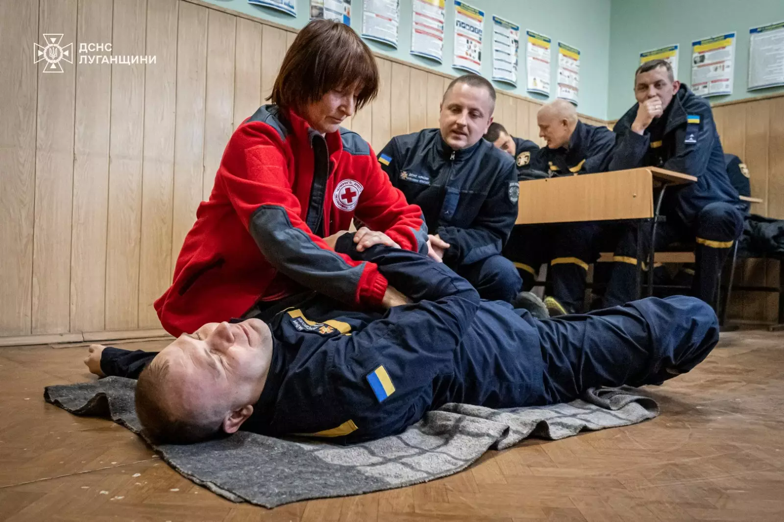 Рятувальники Луганщини вдосконалюють навички домедичної допомоги
