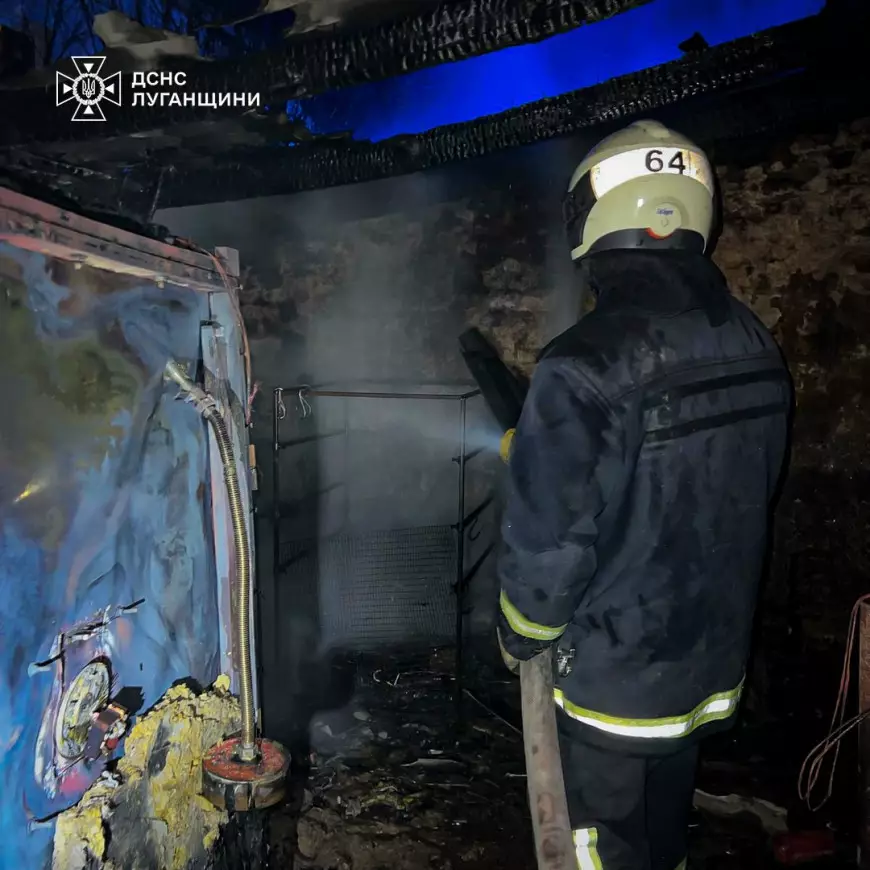 Ліквідація пожежі господарчої споруди