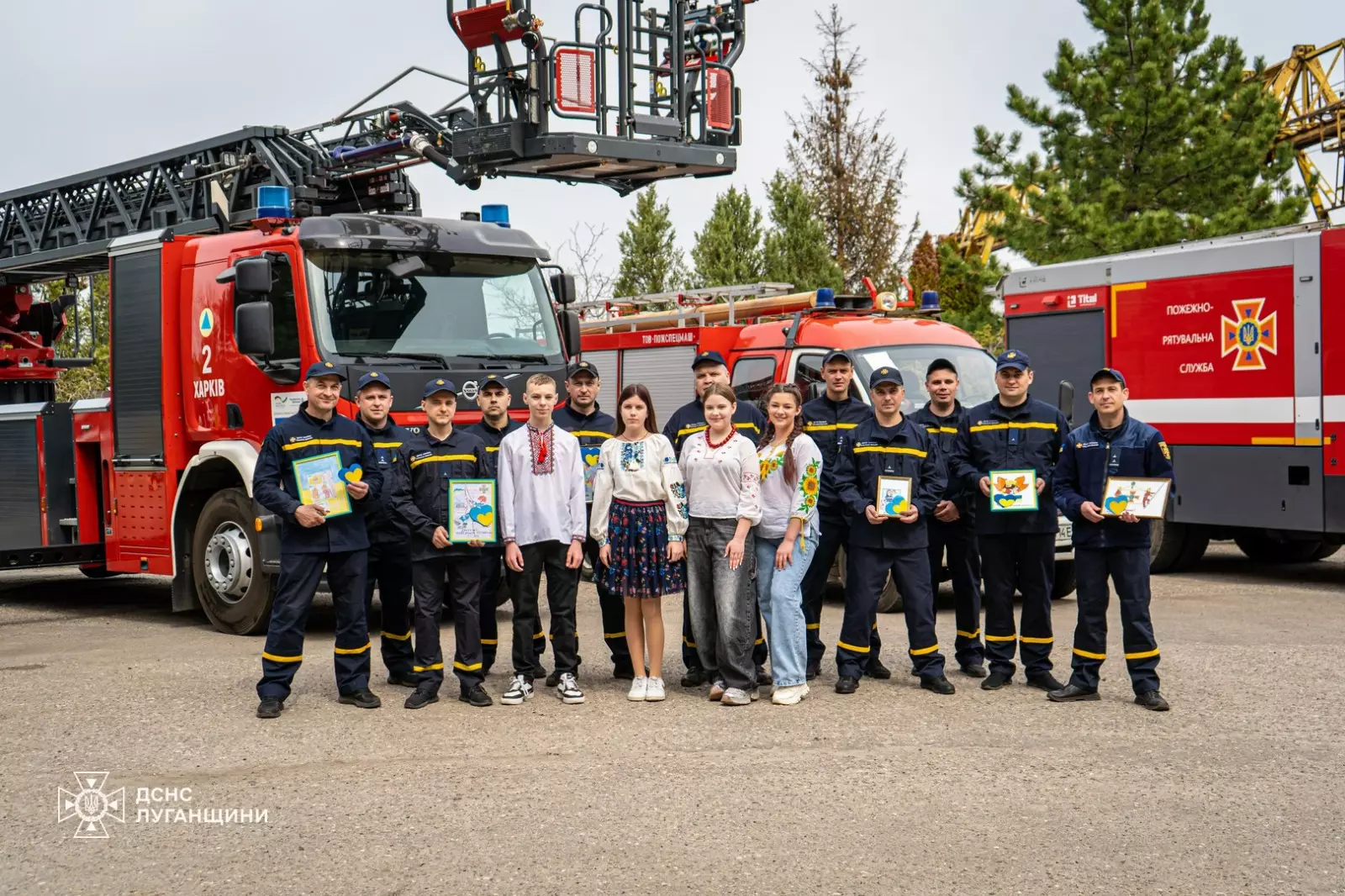 учні ліцею дякують рятувальникам ДСНС