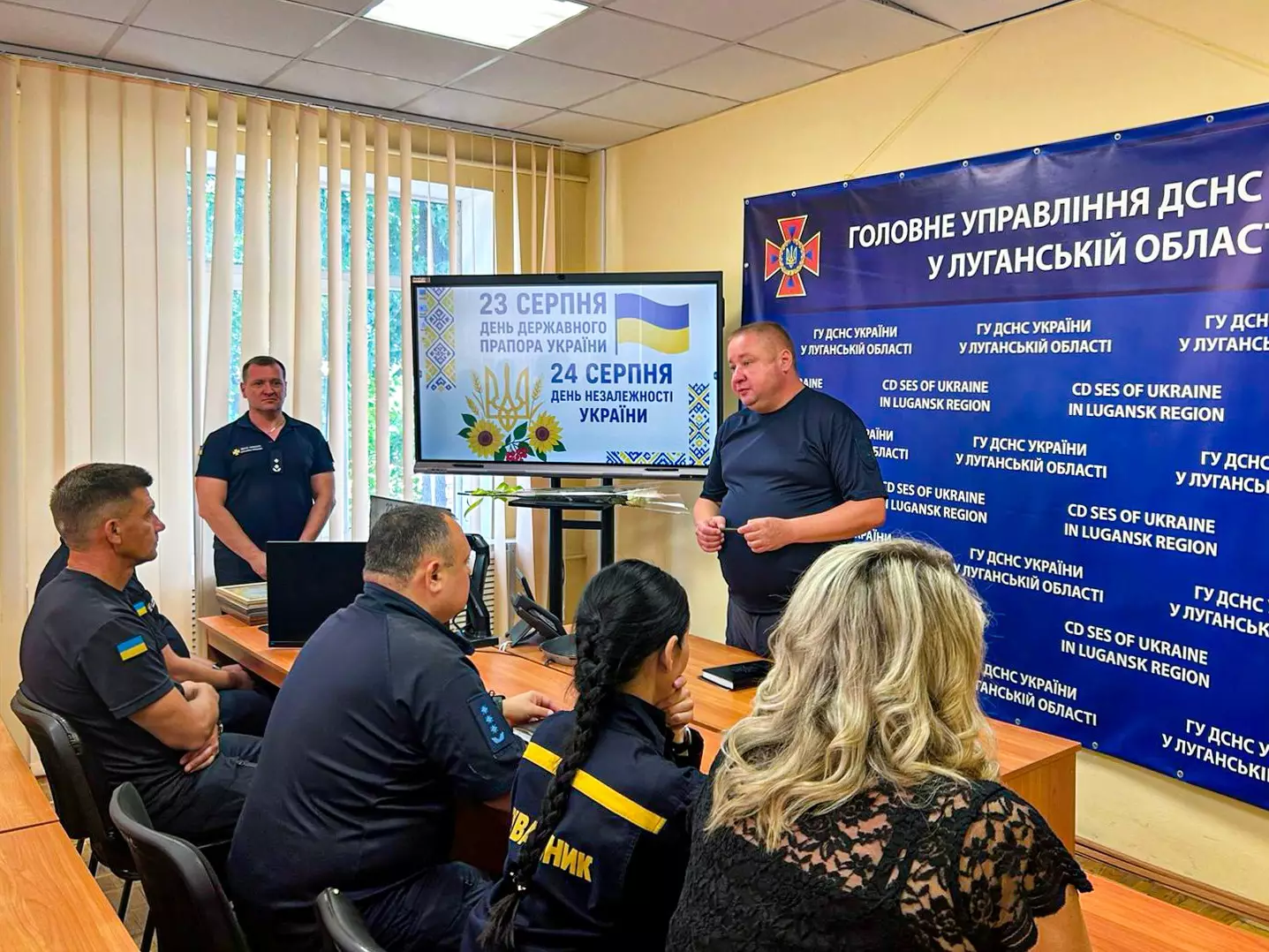 Рятувальники Луганщини відзначили День Незалежності України