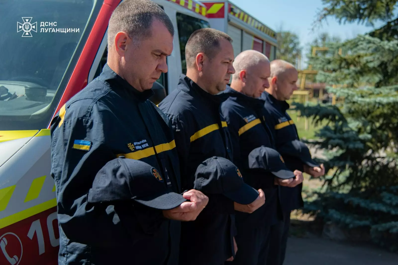 Рятувальники Луганщини вшанували памʼять загиблих Героїв
