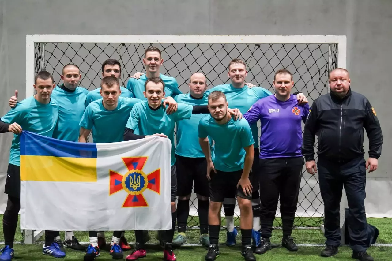 Команда ДСНС Луганщини — Чемпіон футбольного турніру