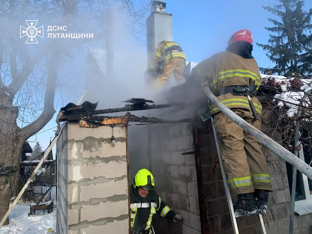 ліквідували пожежу на території приватного домоволодіння