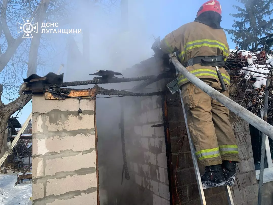 ліквідували пожежу на території приватного домоволодіння