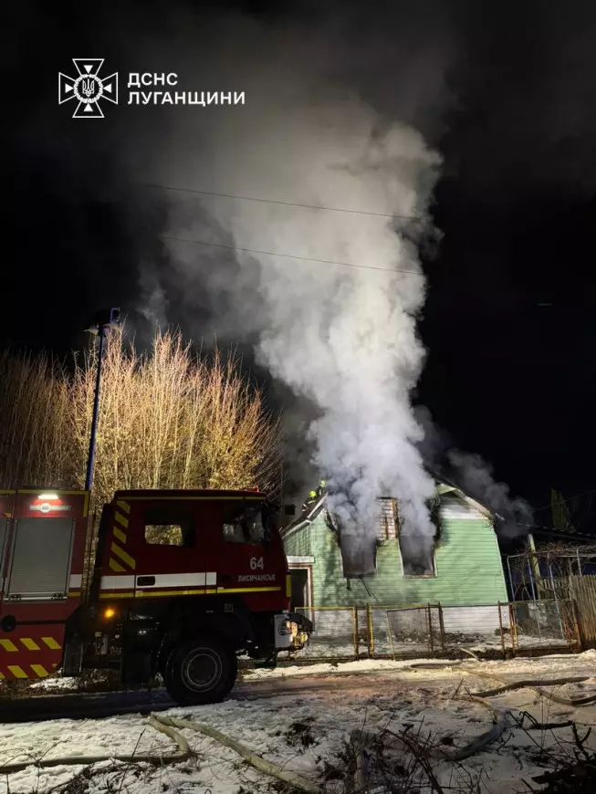 Учора ввечері рятувальники ліквідували загоряння дачного будинку на Харківщині