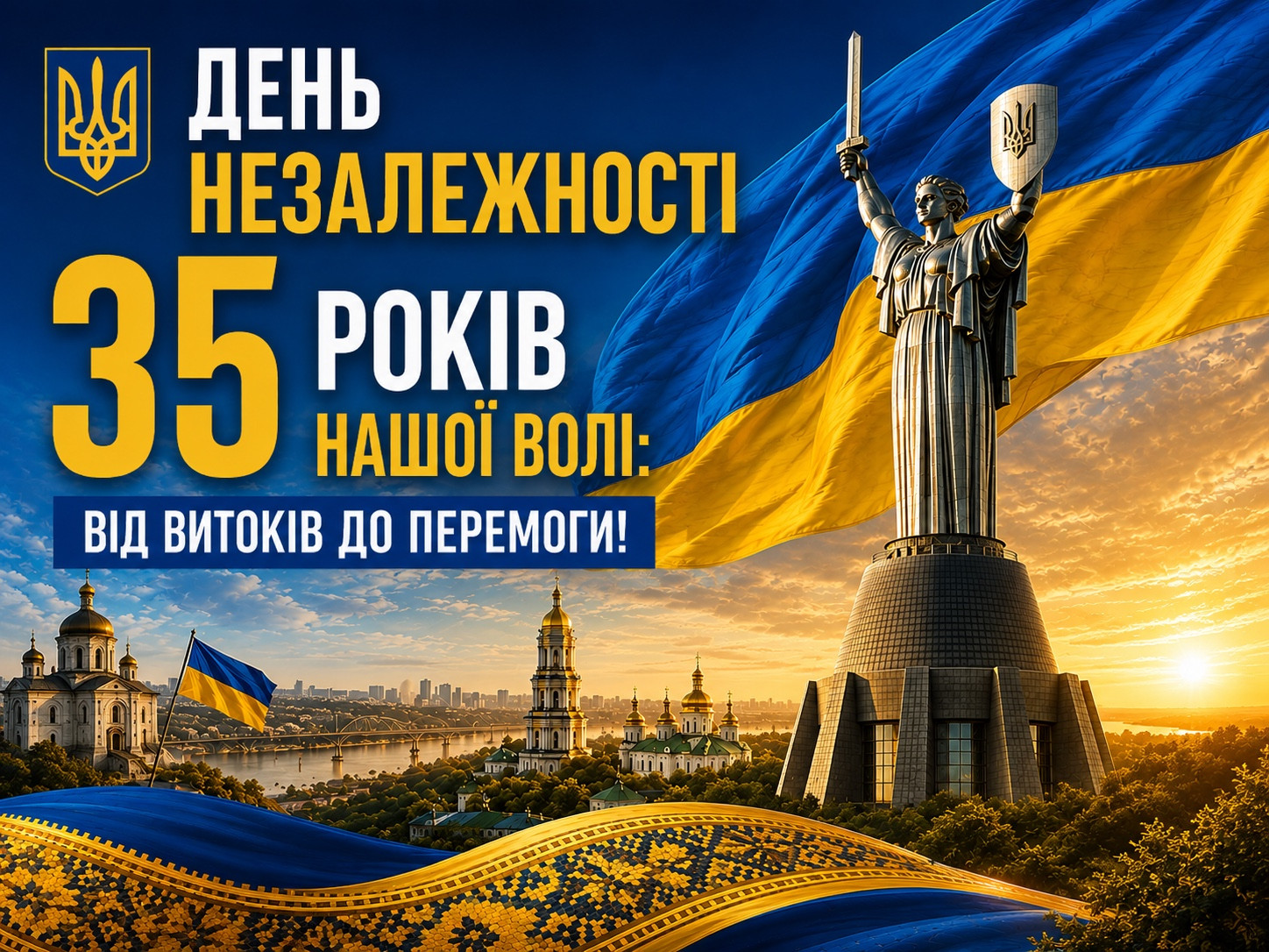 З Днем Незалежності, рідна Україно!