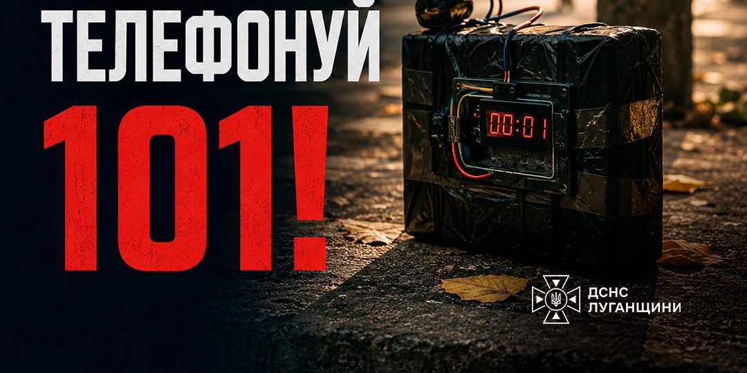 УВАГА! ПІДОЗРІЛИЙ ПРЕДМЕТ — НЕБЕЗПЕКА!